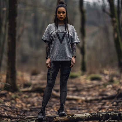 Old Grey / S Victorious Interstellar Gym Oversize T-shirt