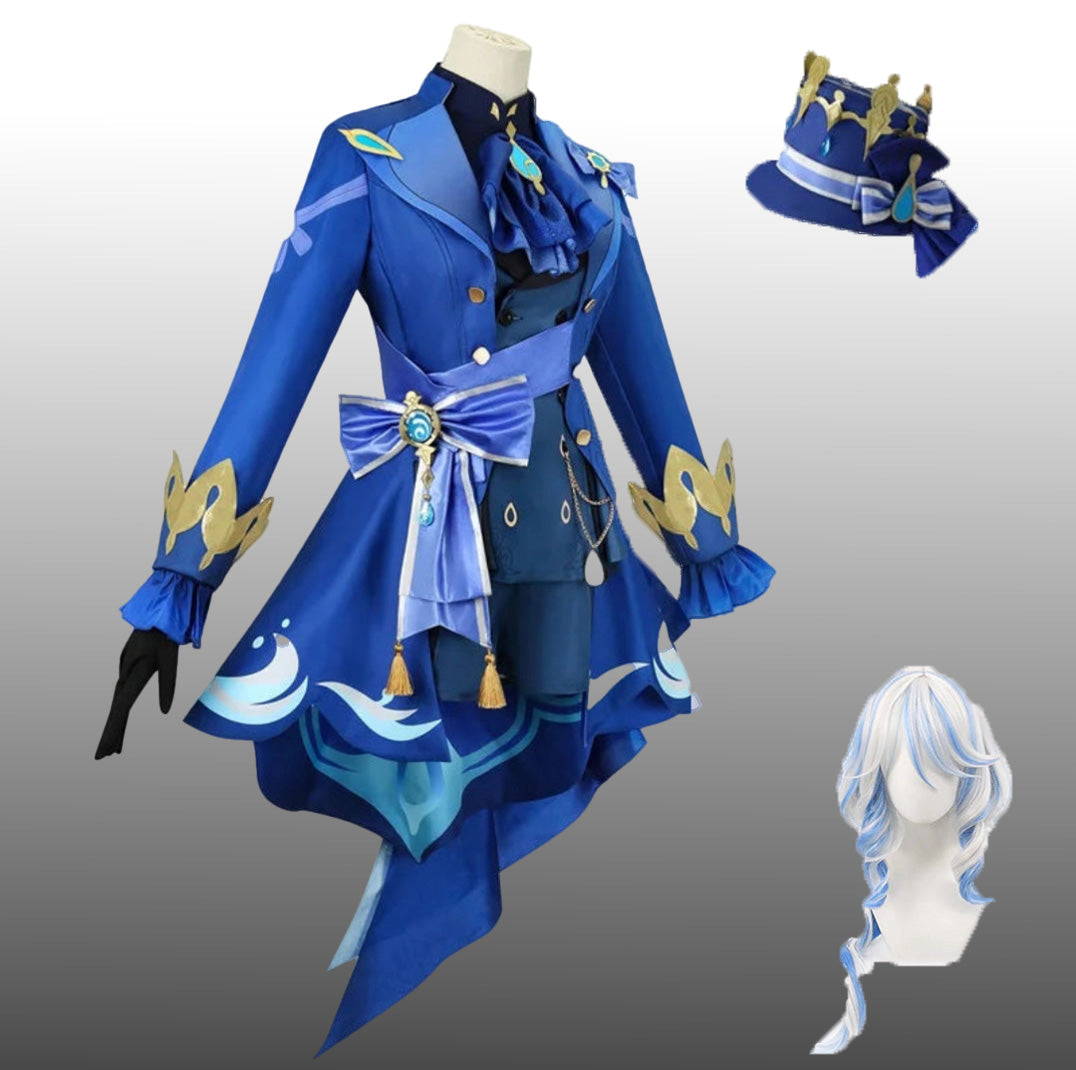 Furina Cosplay & Wig/ Impact Fontaine Focalors with Hat Cosplay