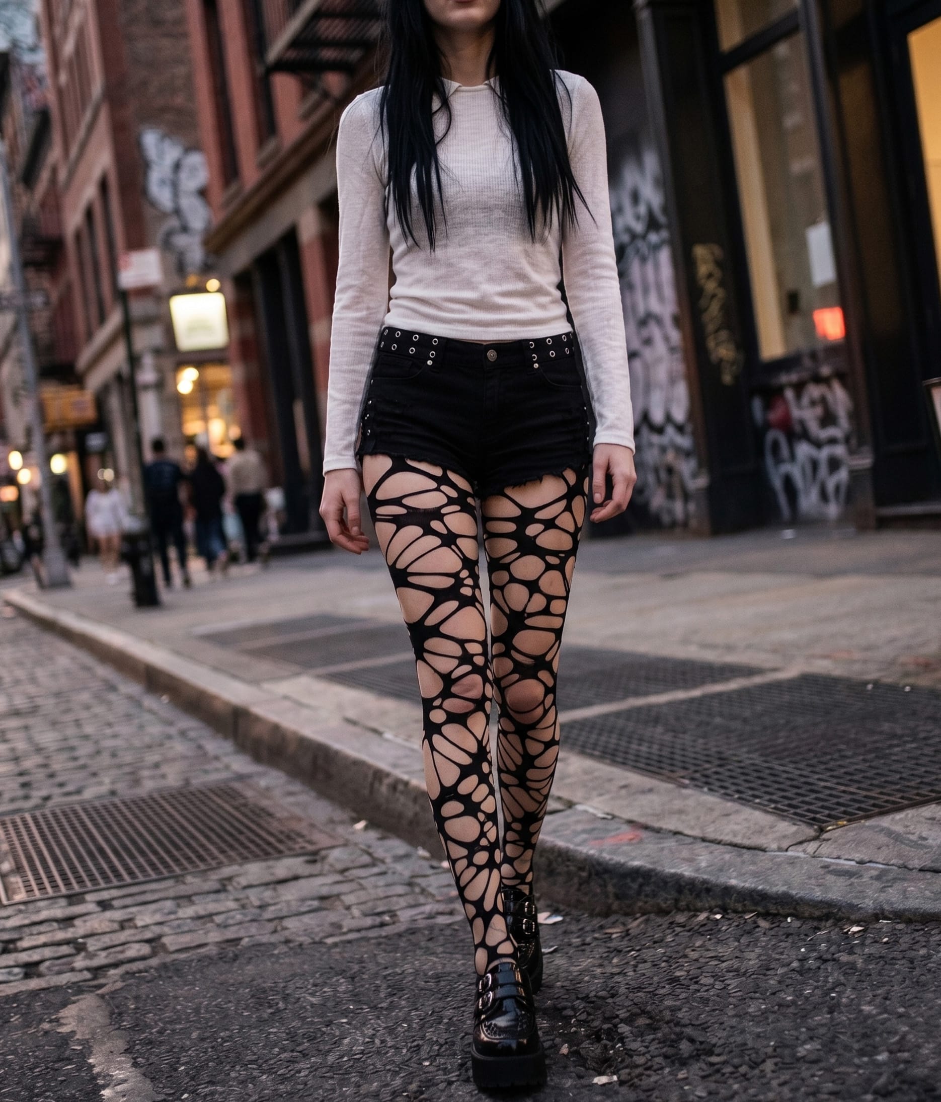 One Size Gothic Symbiote Socks