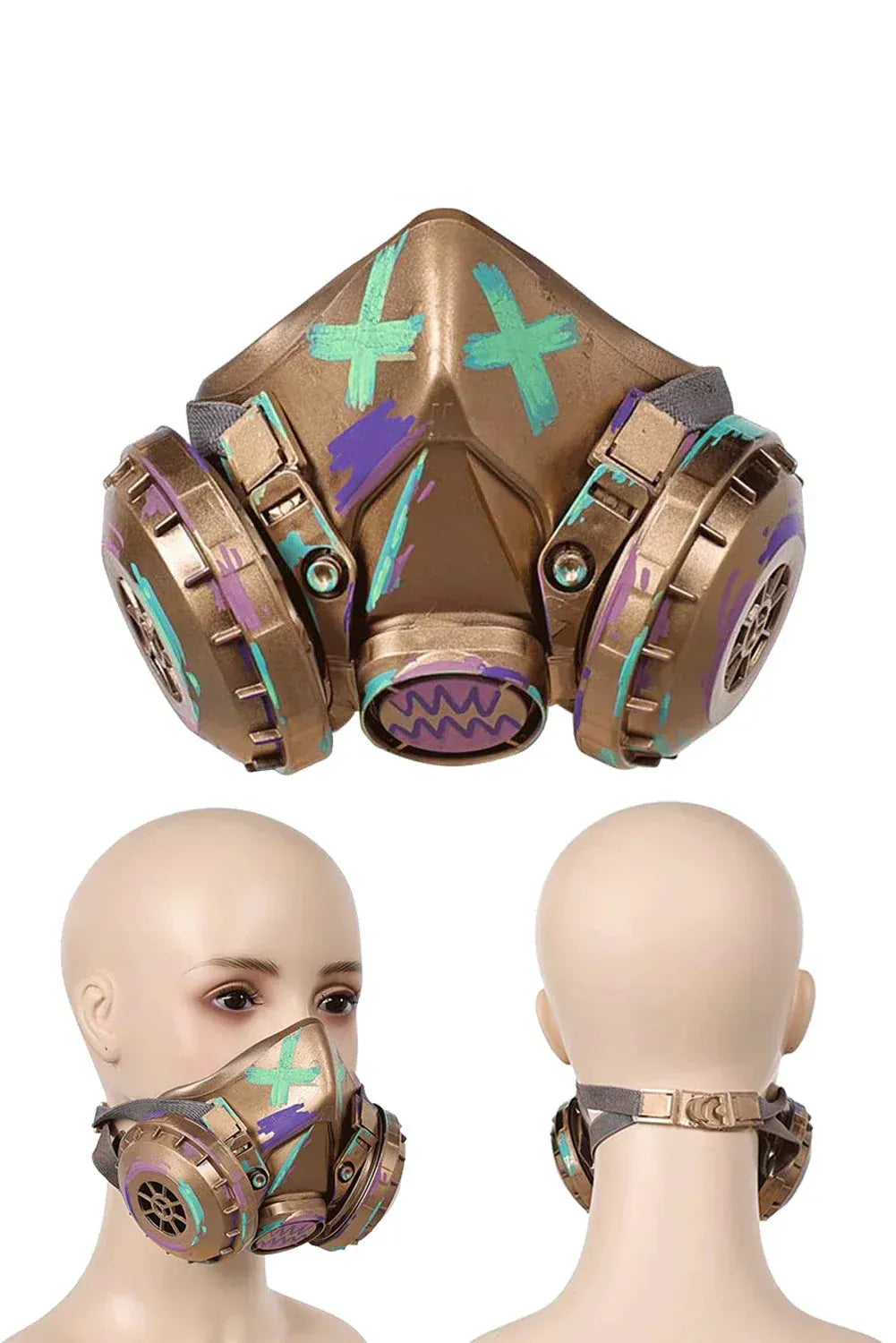 Only Mask C Jinx Arcane Props for Cosplay