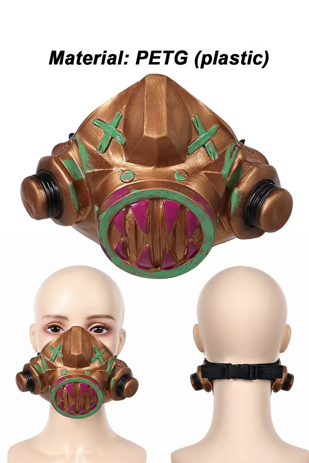 Only Mask D Jinx Arcane Props for Cosplay