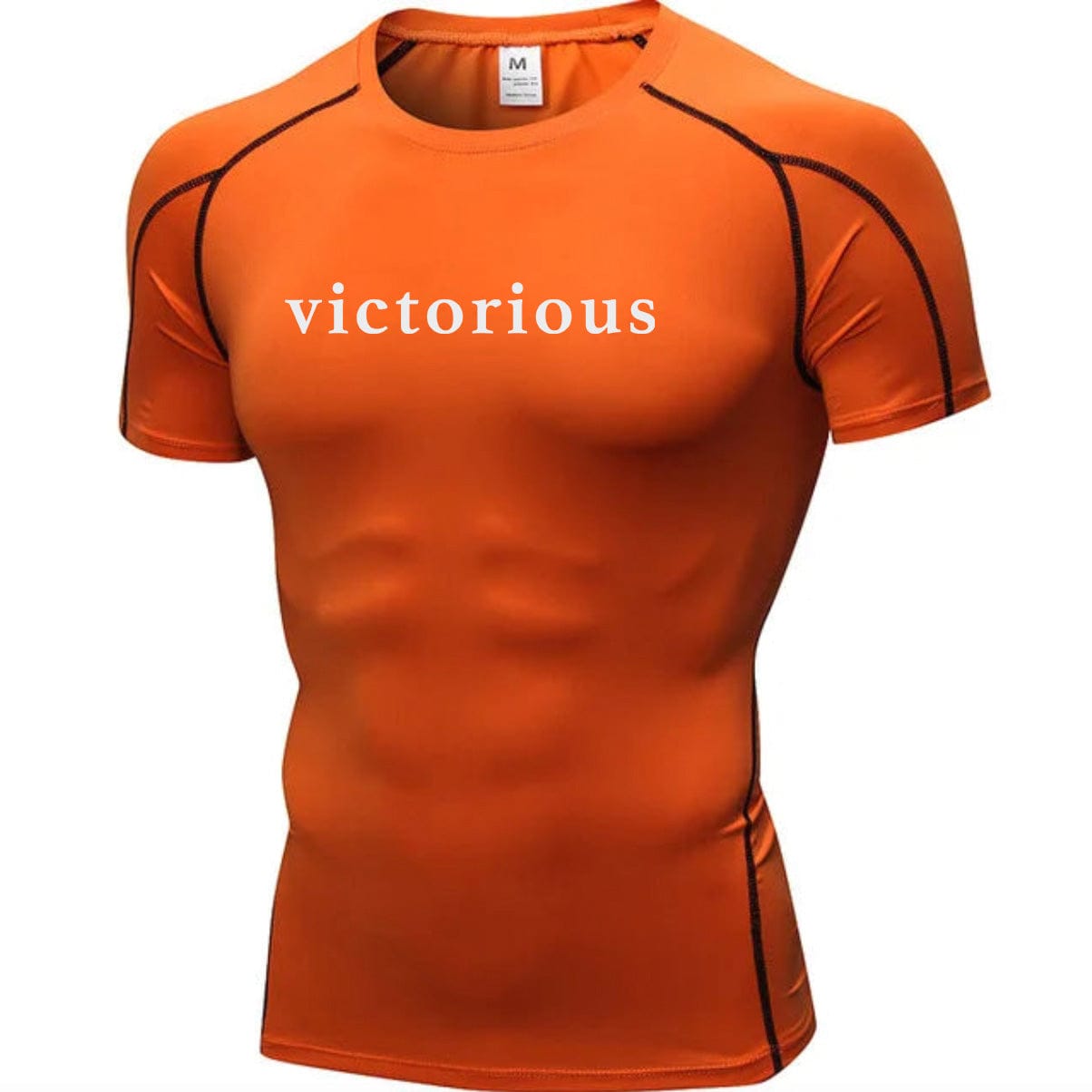 Orange / S Victorious Muscle Pump Forge Compression Shirt (Unisex)