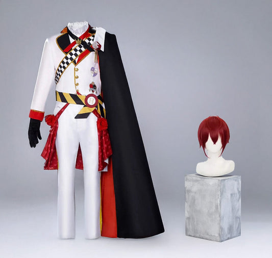 Outfit with Wig / XS Riddle Rosehearts (Disney's Twisted Wonderland Cosplay)