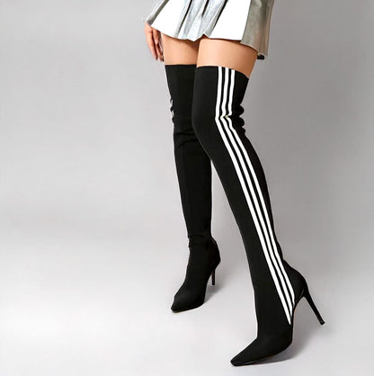 Over Knee High Boots / Vegan Leather