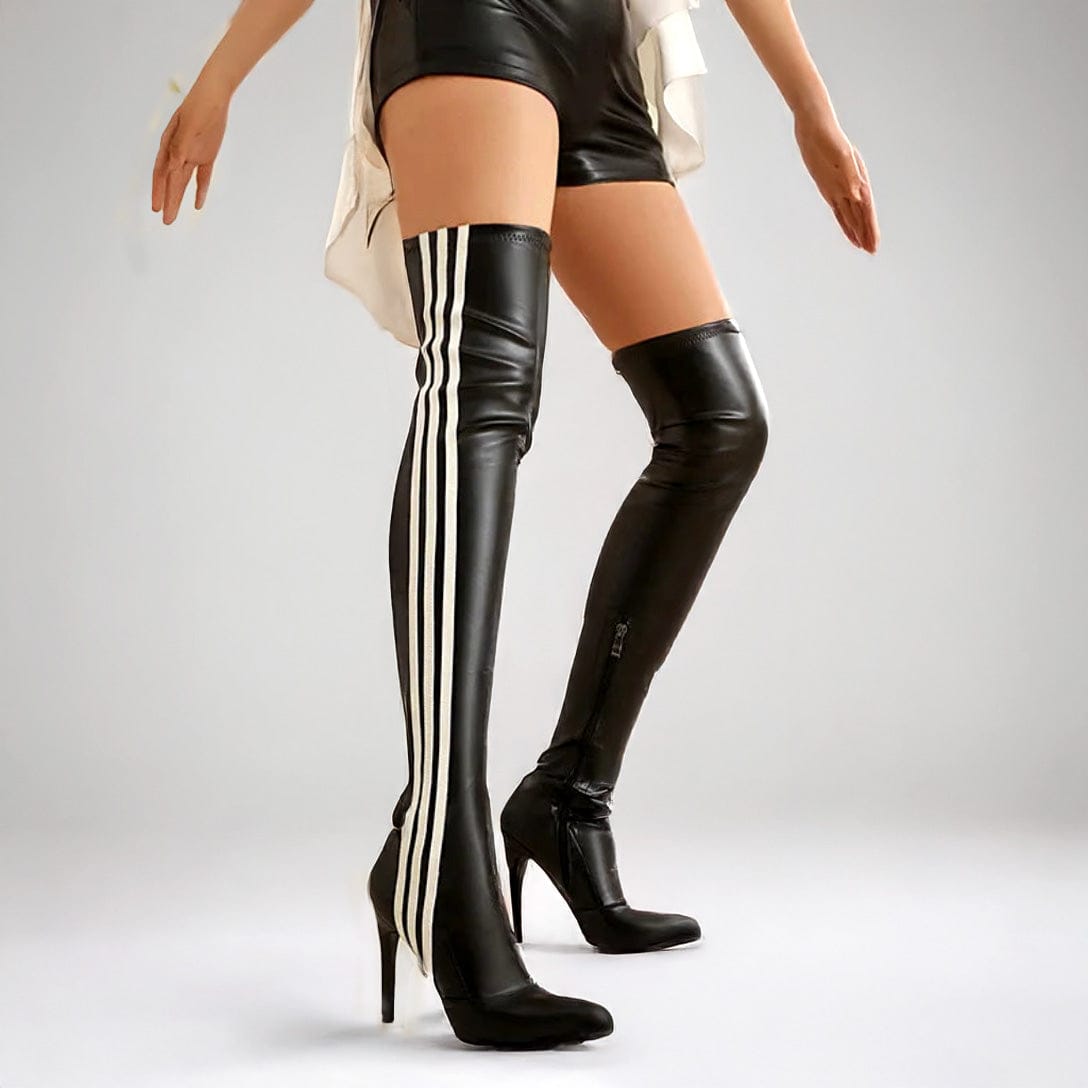Over Knee High Boots / Vegan Leather