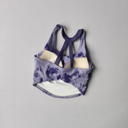 Pattern Sports Bra for Women /Gym Yoga Bra