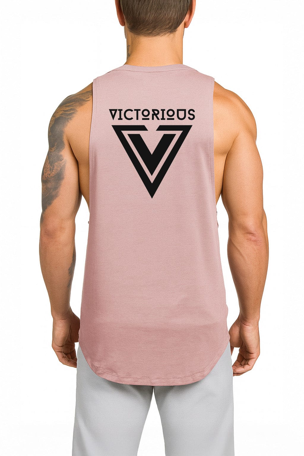 Pink / M Victorious Classic (Aeltrion Verge) High Neck Tank Top