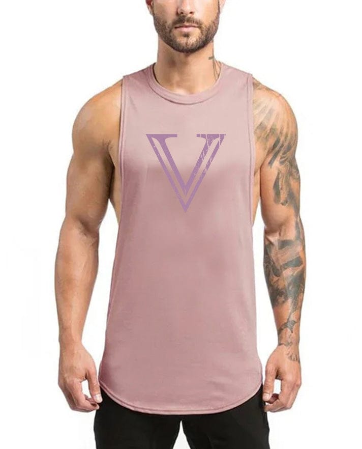Pink / M Victorious Powerlift Gym Tank Top