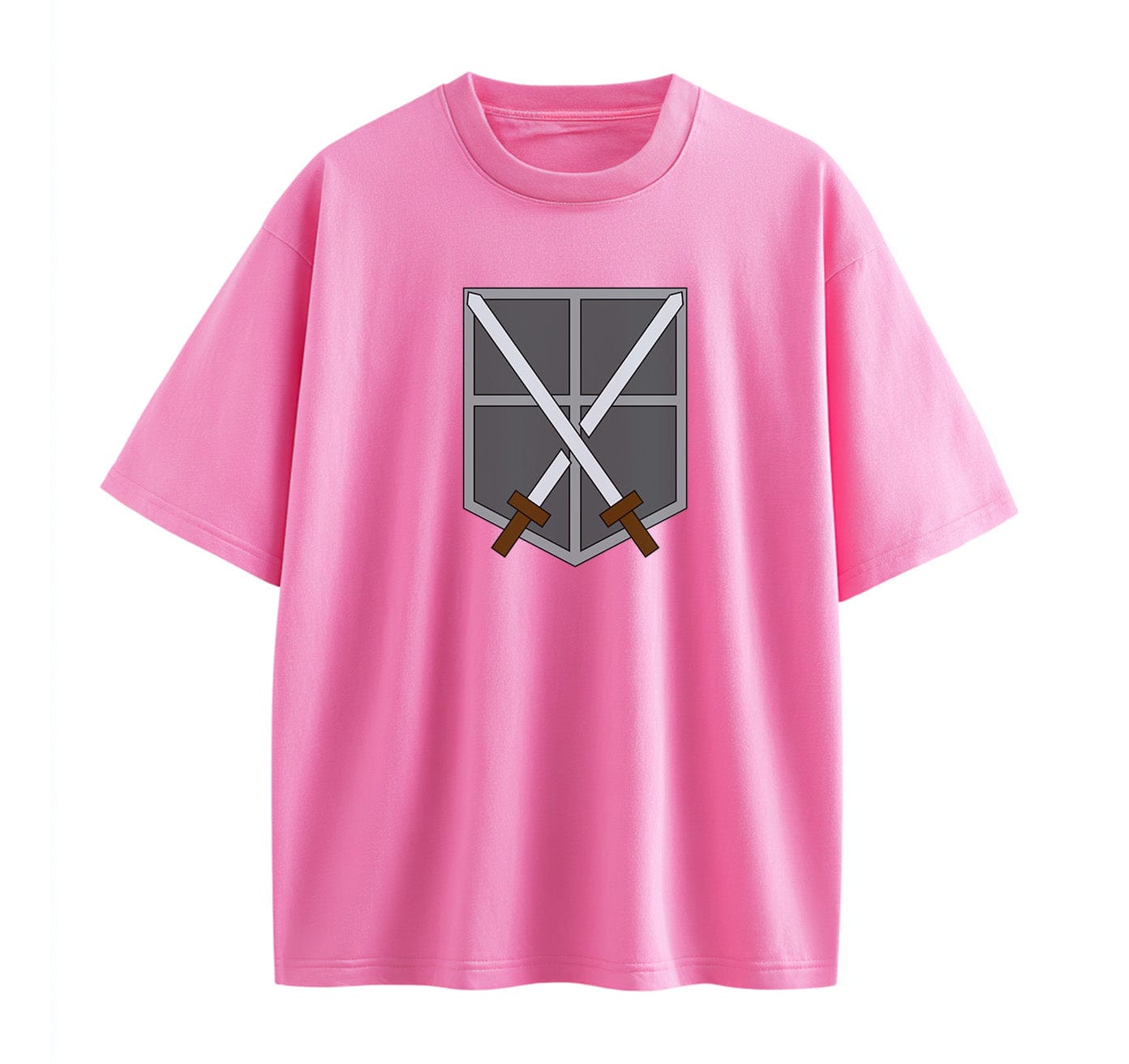 Pink / XS Training Corps (Attack On Titan) Oversize T-Shirt