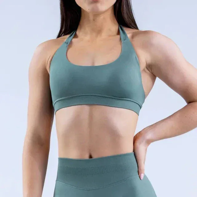 Pistachio / XS Victorious Warrior Wave High Impact Sports Bra