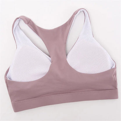 Plus Size S-2XL Cross Back Sport Bra /Pleated Design Fitness Top (Victorious Starlight Vector Bra)