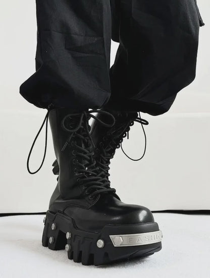 Ellie Biohazard  Thick-soled High-top Boots (Men)