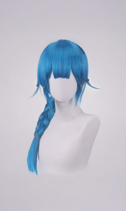 Victorious Jinx/powder Cosplay Wig Arcane Season 1 / Young Jinx