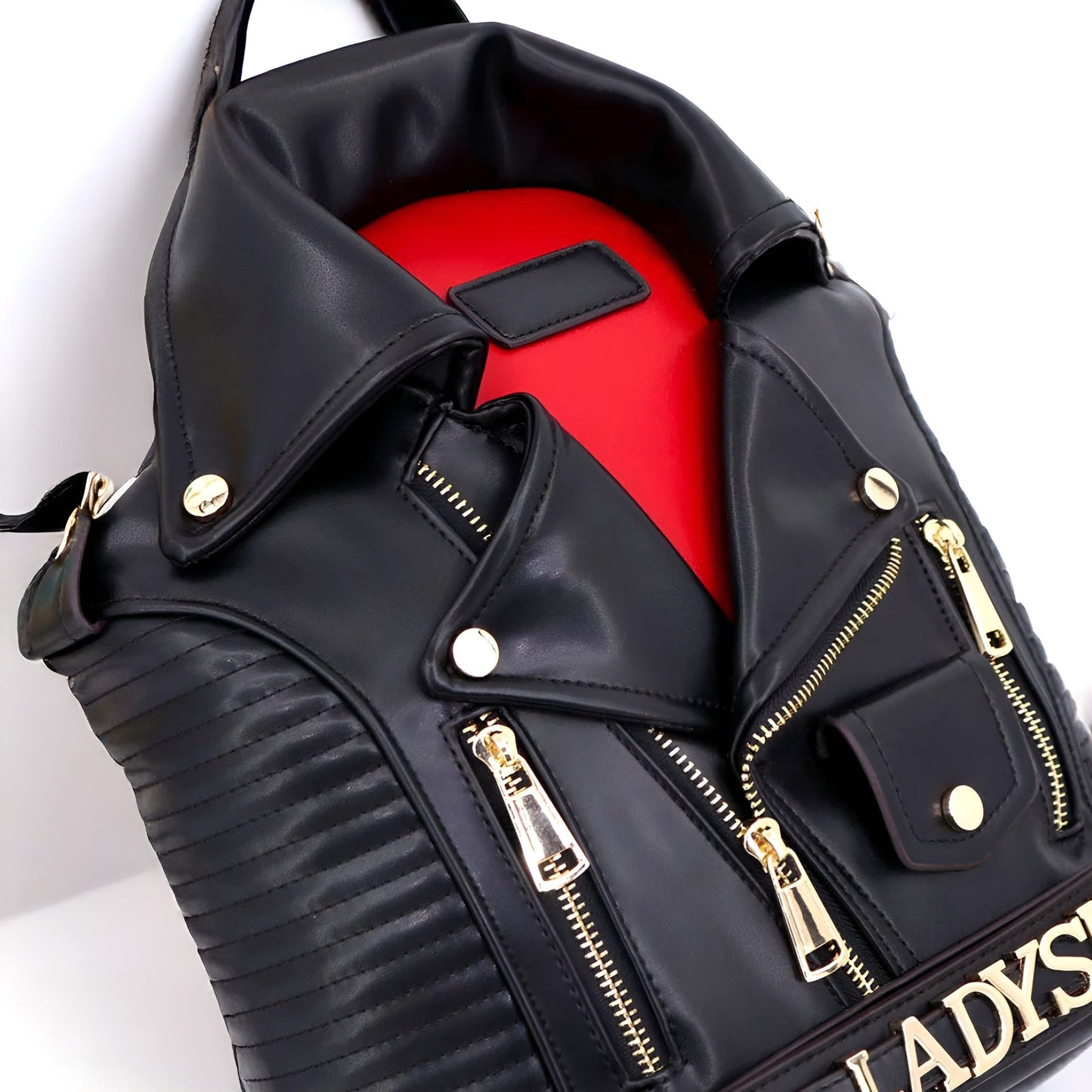 Punk Rock Jacket Backpack / Vegan Leather