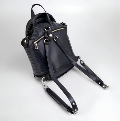 Punk Rock Jacket Backpack / Vegan Leather