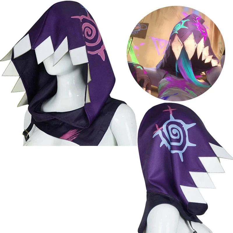 Purple Hat / S(S-L) Victorious Jinx Hooded Cape Cosplay