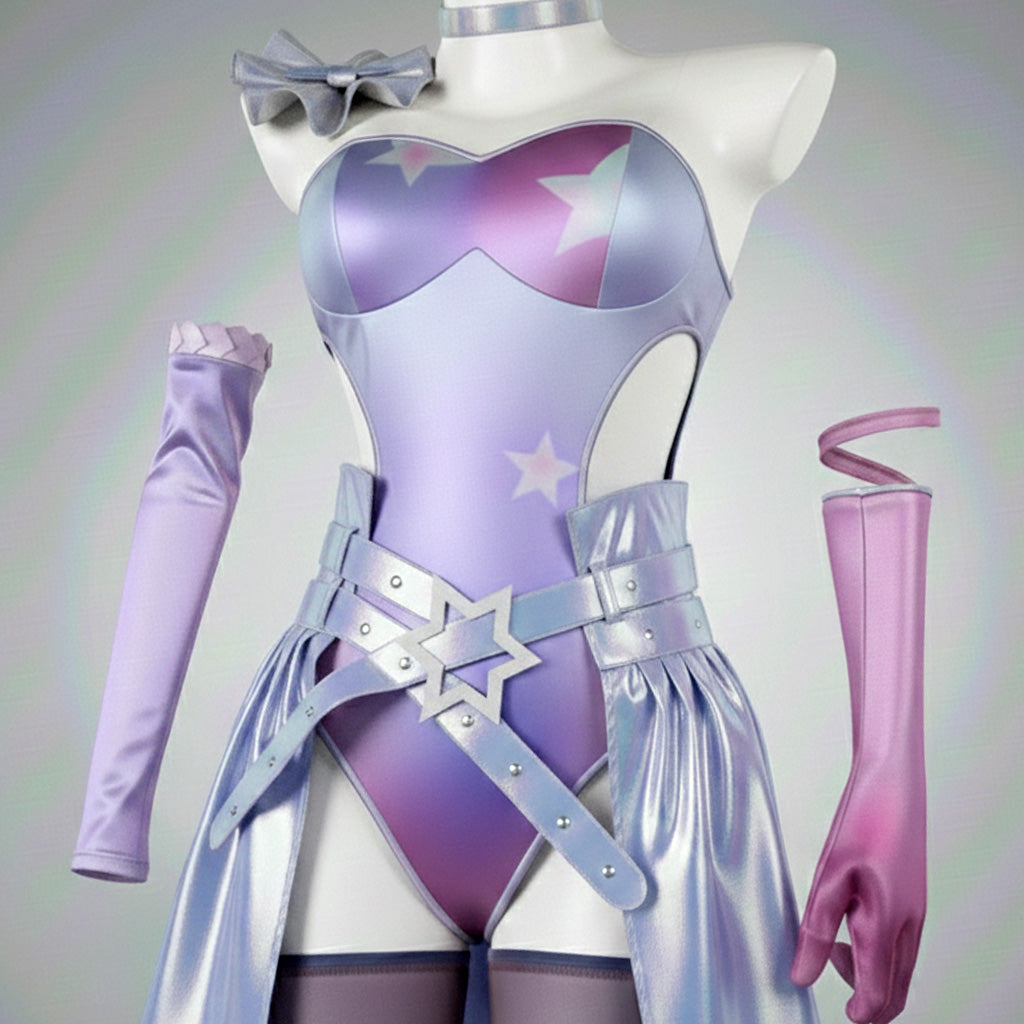 Purple / XS Luna Snow Marvel Rivals Cosplay (Disco Luna Version)