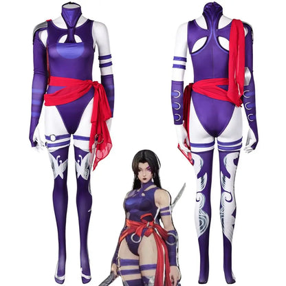 Purple / XS Marvel Rivals Psylocke Cosplay/ Gaming Marvel Cosplay