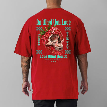 Red / M Victorious "Do What You Love" Gym T-shirt