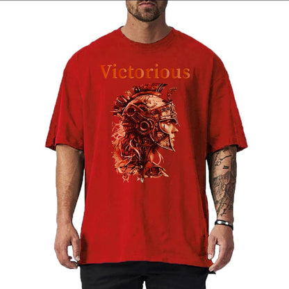 Red / M Victorious Valkyrie's Epic Training (Oversize Gym T-shirt)