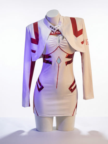 Red / S Asuka + Ayanami Nerv-Link Cosplay Set