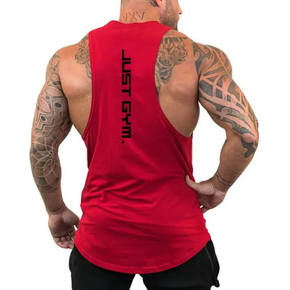 Red / S Men's Workout Muscle Tank Top/ Bodybuilding Gym Tank Top
