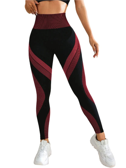 Red / S Victorious Venus Vapor Women's Seamless Yoga Leggings