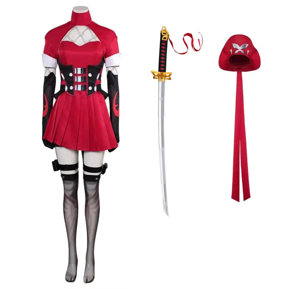Red Sword / XS Marvel Rivals Psylocke Cosplay/ Gaming Marvel Cosplay
