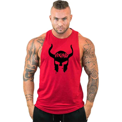 red23 / S Workout Gym Tank Top /Mens Muscle Sleeveless Sportswear Shirt / Bodybuilding