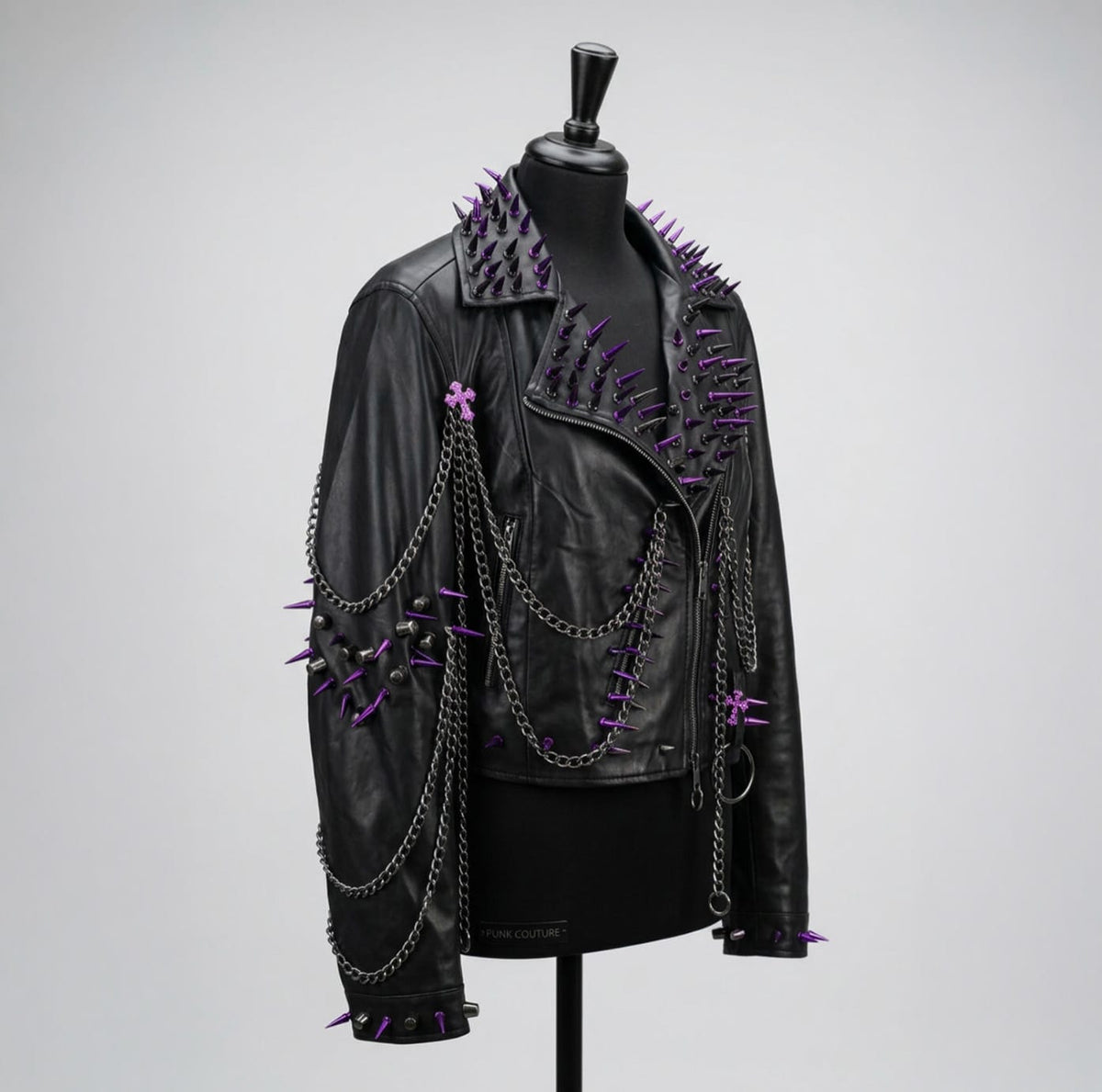 Rivet Leather Punk jacket