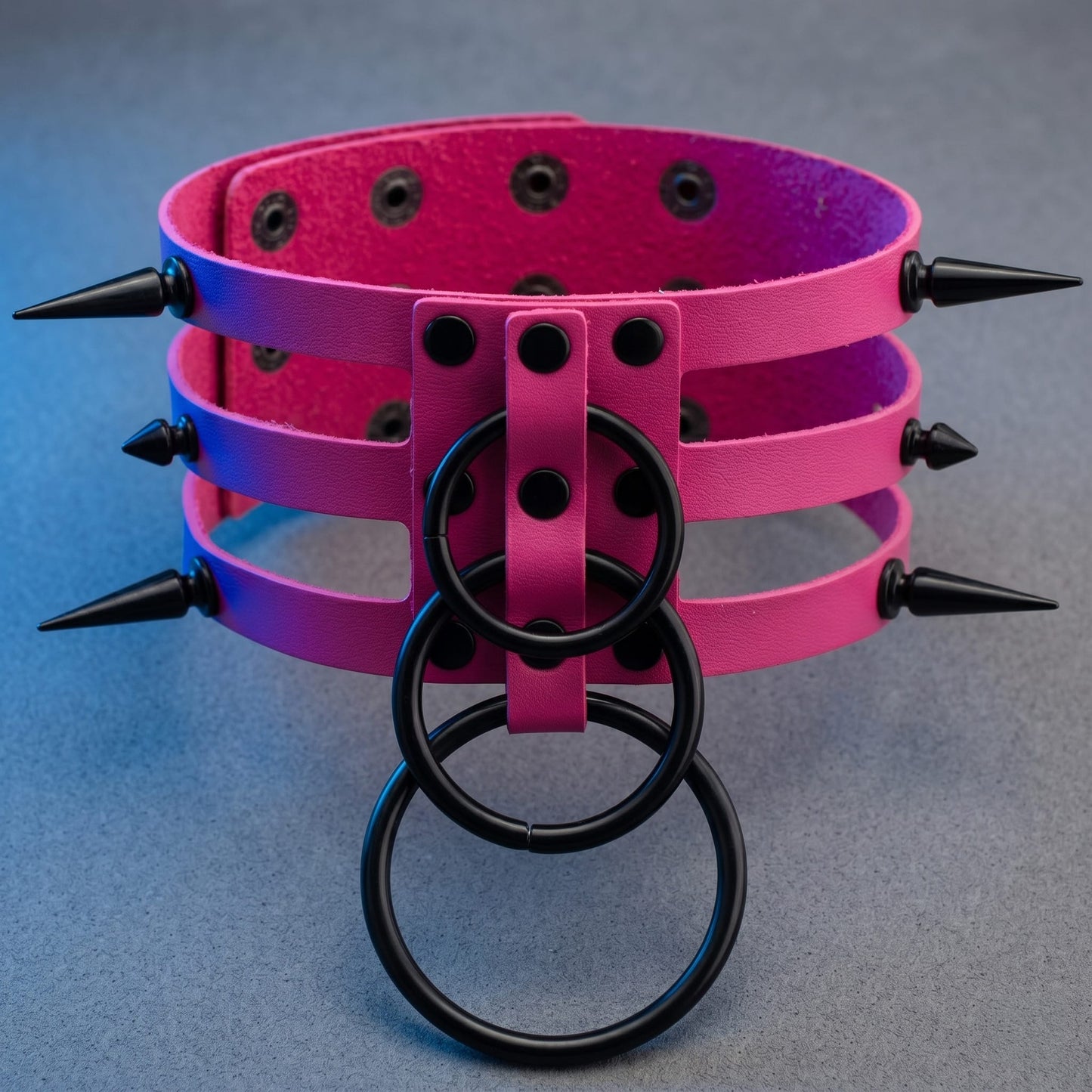 rose Harajuku Punk Rock Full Neck Chocker