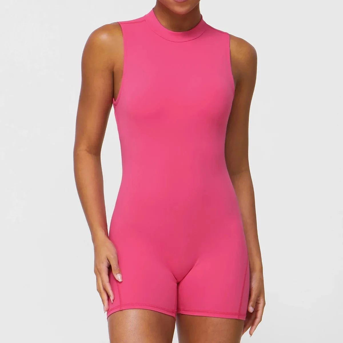 Rose red / S Victorious Echelon One V Back Bodysuit