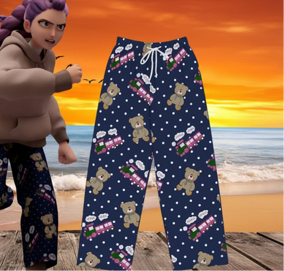 Rumi Choo Choo Pajama Pants Couple Matching Sleepwear Idol Inspired Unisex Lounge Pants Fan Gift Outfit 2026