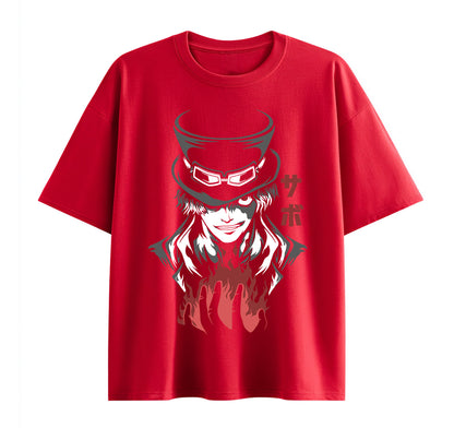 Sabo (One Piece) Anime Oversize T-Shirt