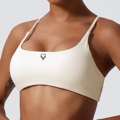 Sandy White / S Victorious Dominator Sports Bra