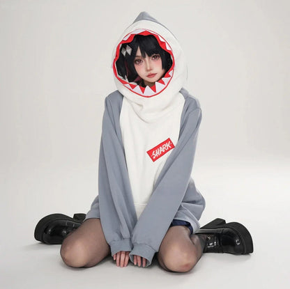 Shark hoodie / S Victorious Eous Cosplay: Ellen Joe Shark & Bunny Hoodie