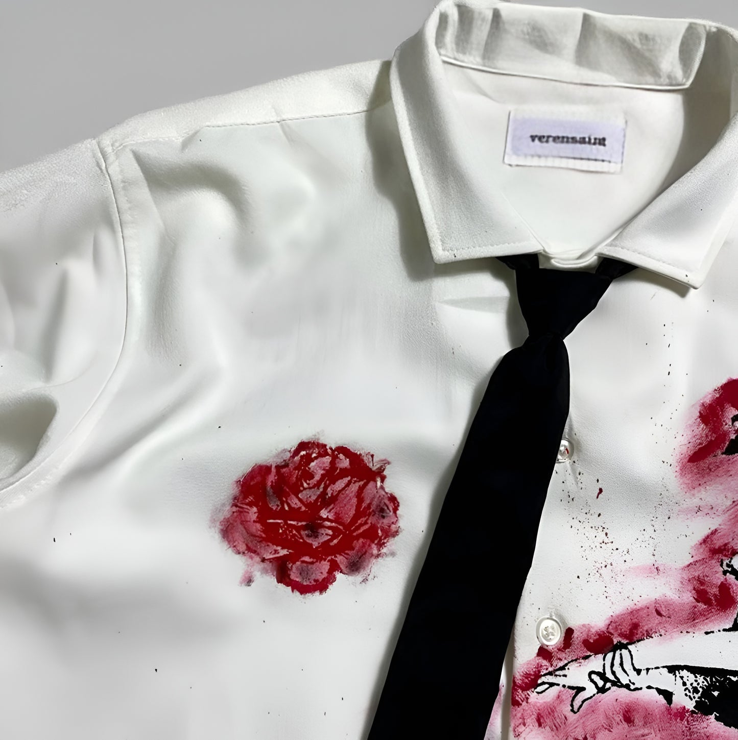 Gothic Punk Romance Couple Dancing Graphic Long Sleeved Shirt