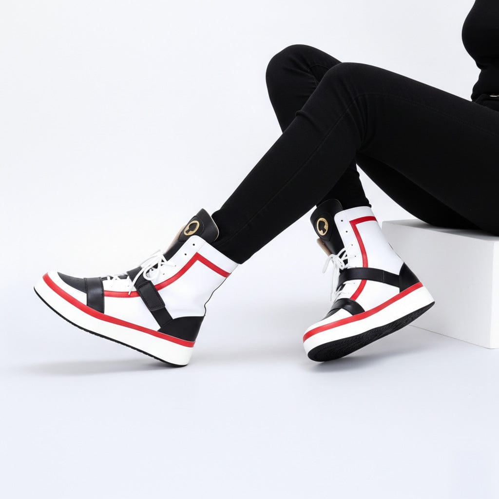 Shoes / 35 Twisted Wonderland Deuce Spade Ankle Boots