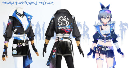 Silver Wolf Full Set Cosplay / Game Honkai Start Rail Silver Wolf Cosplay