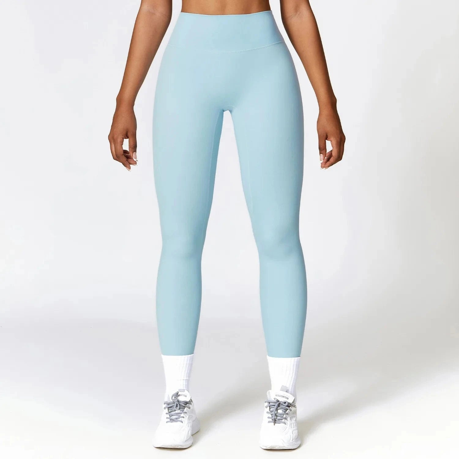 Sky Blue / S High Waist Seamless Leggings/ Yoga Leggings/ Sports Leggings