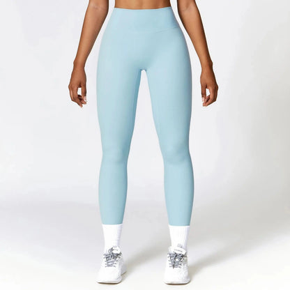 Sky Blue / S High Waist Seamless Leggings/ Yoga Leggings/ Sports Leggings