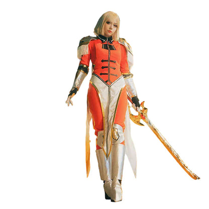 Solo Leveling Cha Haein Hae-in /Battle Knight Armor Combat Suit Cosplay