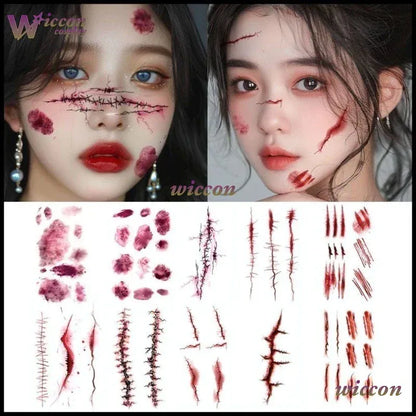 sticker / XXL Movie Silent Cosplay Hill Nurse Cosplay White Bloodstained Belt Hat Mask Uniform Halloween Costume Fancy Halloween Dress Woman