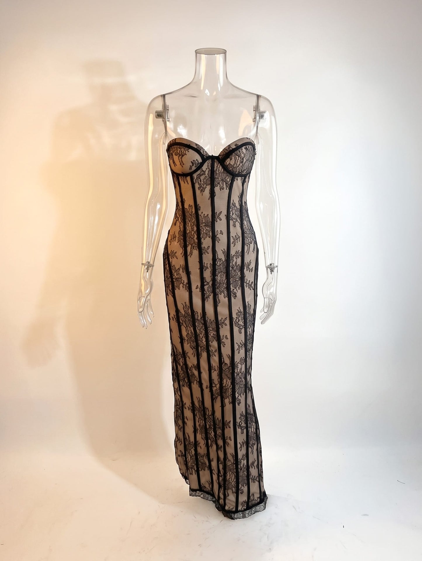 Strapless Mermaid  Corset Dress