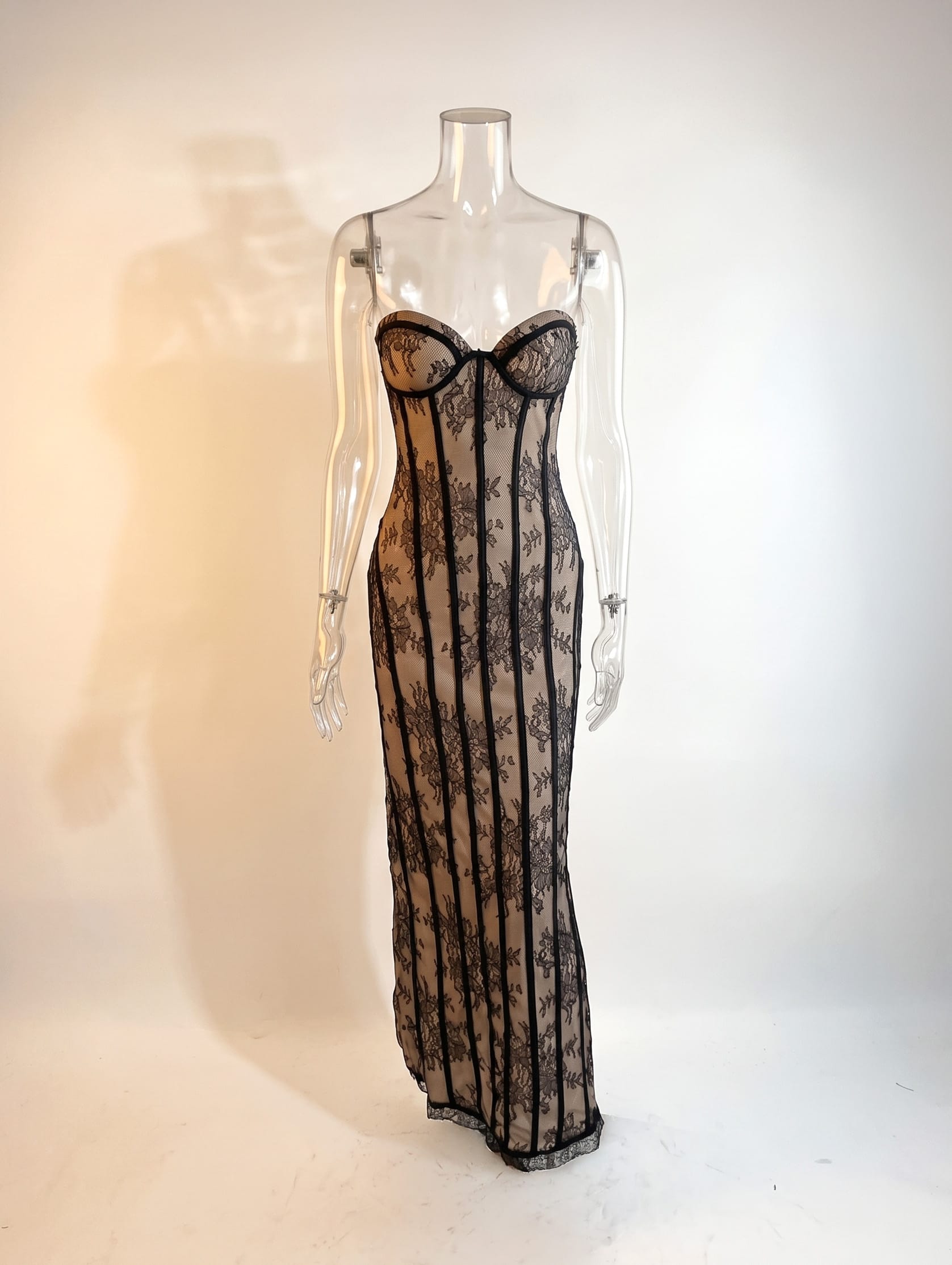 Strapless Mermaid  Corset Dress