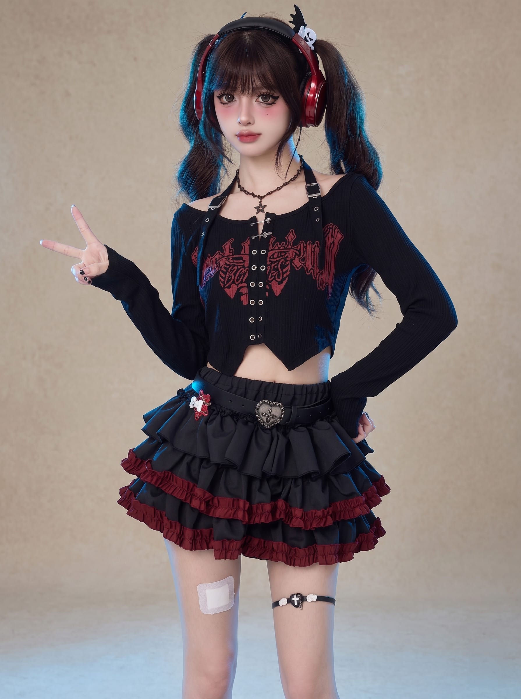 Street Harajuku Goth Skirt (Women's)