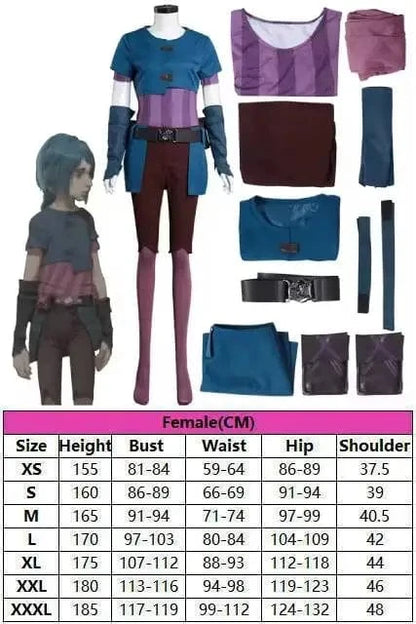 Style A / XS Jinx & Powder seasons 1 & 2 Cosplay Tier 1