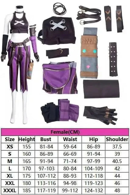 Style B / XS Jinx & Powder seasons 1 & 2 Cosplay Tier 1