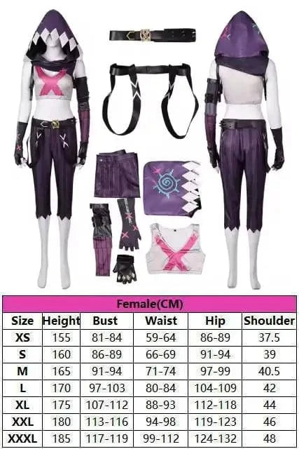 Style D / XS Jinx & Powder seasons 1 & 2 Cosplay Tier 1