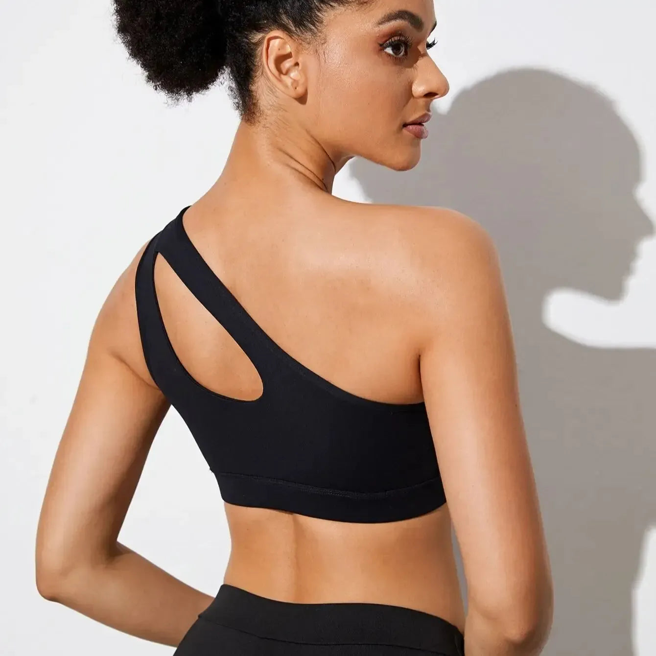 Stylish & Supportive Activewear for Yoga, Training & Daily Wear by Victorious (Journey, One-Shoulder Gym Bra)